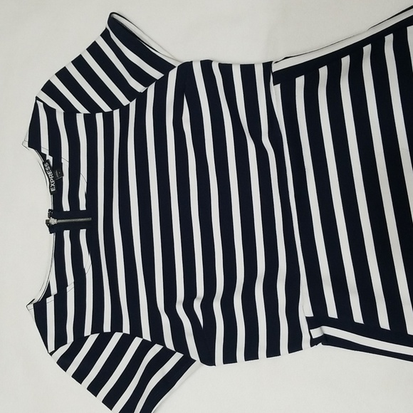 Express Nautical Stripe Mini Dress Size 2 - Picture 5 of 8